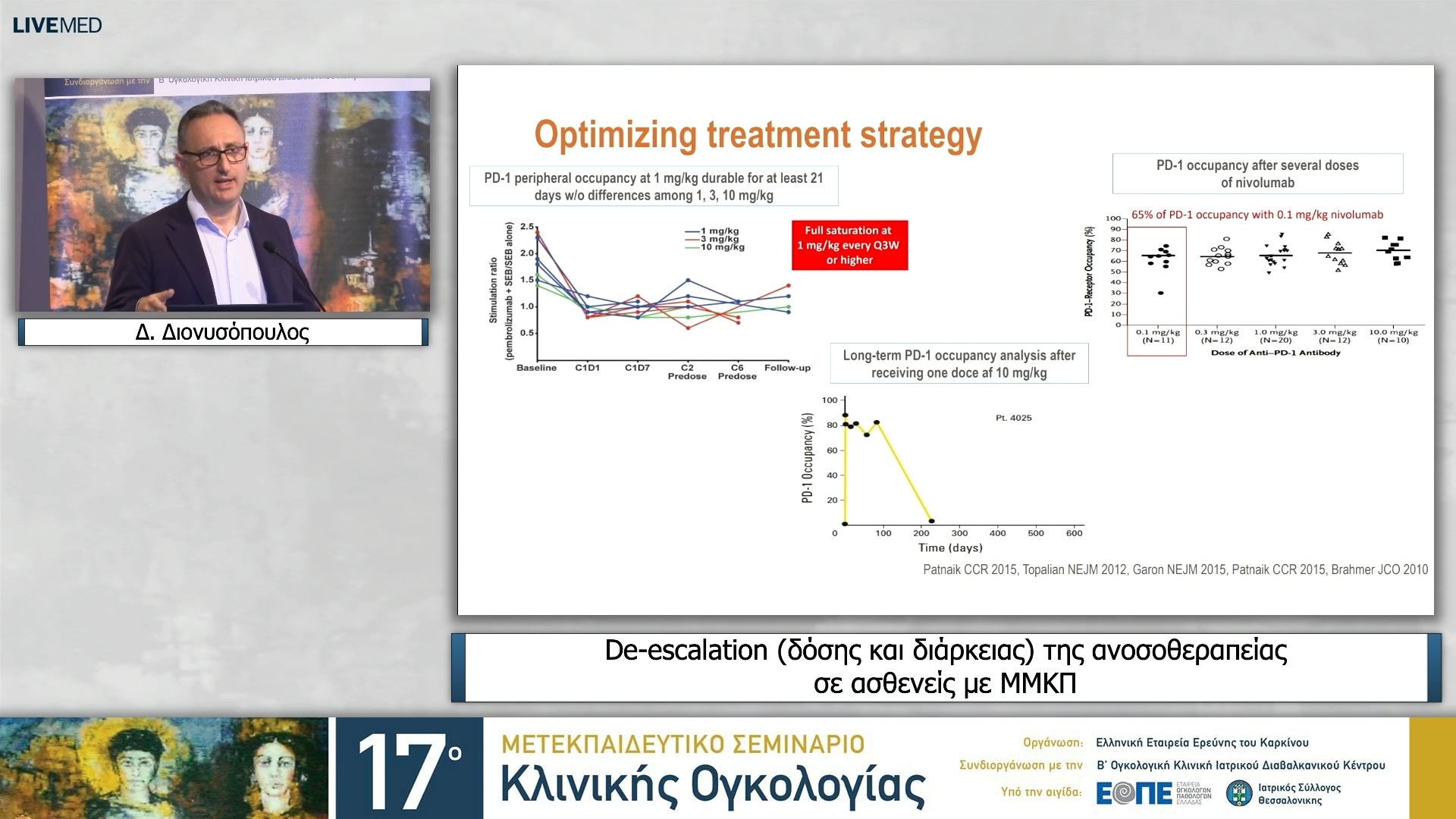 08 Δ. Διονυσόπουλος - De-escalation (δόσης και διάρκειας) της ανοσοθεραπείας σε ασθενείς με ΜΜΚΠ