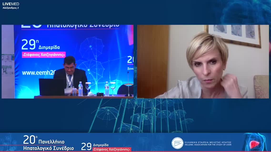 19 Δ. Μυωτέρη - Ιστολογική προσέγγιση και διαφοροποίηση από ηπατοκυτταρικό καρκίνο και μικτό ηπατοχολαγγειοκαρκίνωμα. 