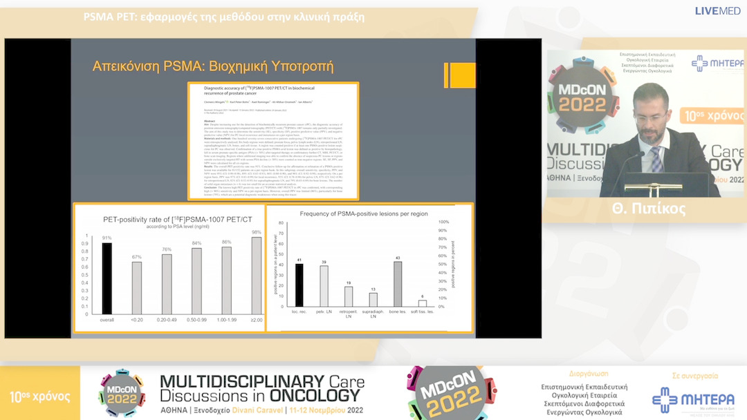 03 Θ. Πιπίκος - PSMA PET: εφαρμογές της μεθόδου στην κλινική πράξη