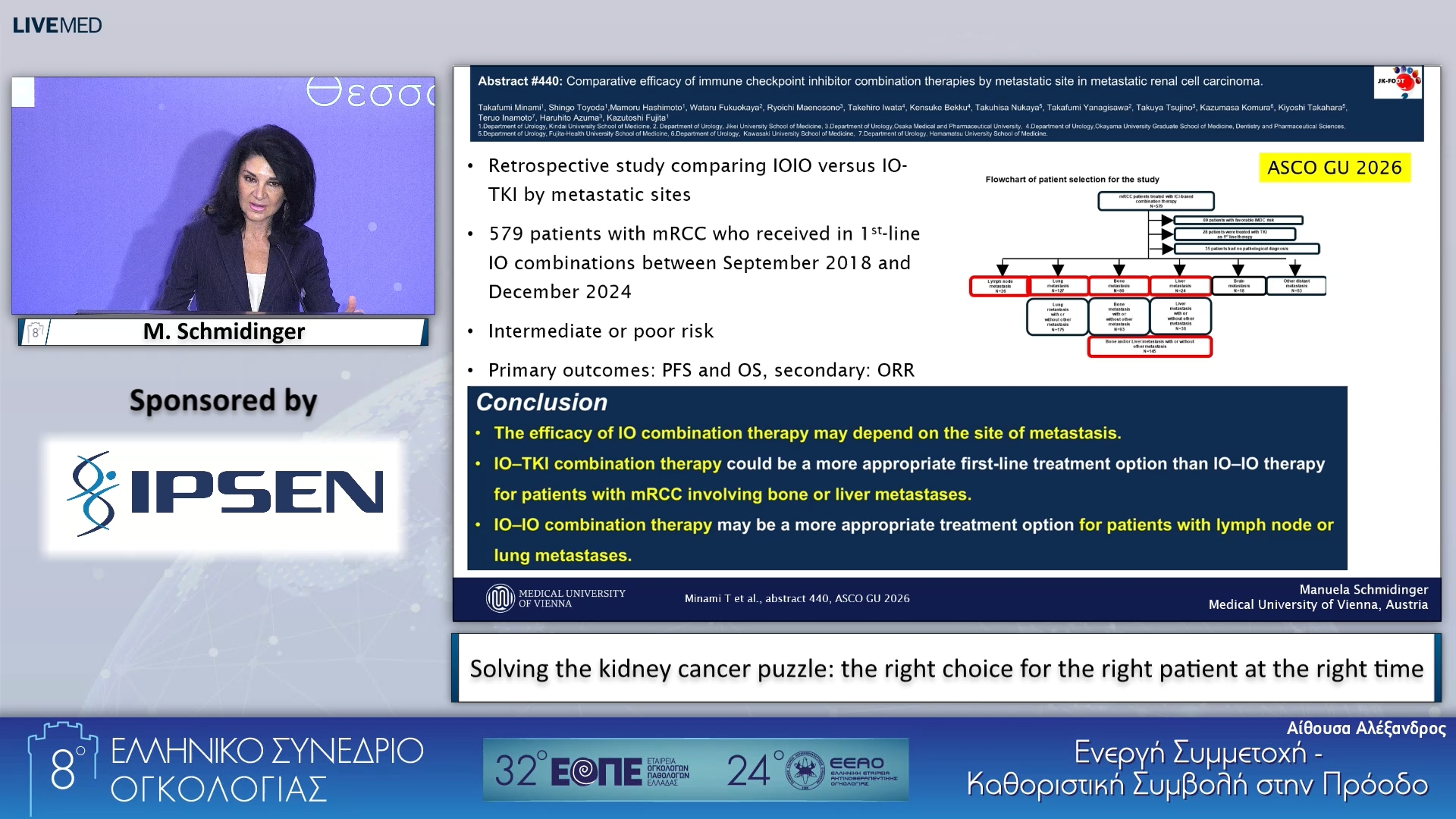 061 M. Schmidinger - Solving the kidney cancer puzzle: the right choice for the right patient at the right time.