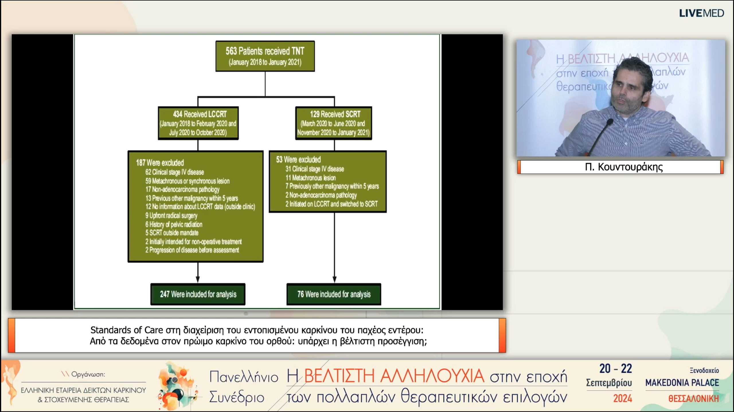 09 Π. Κουντουράκης - Standards of Care στη διαχείριση του εντοπισμένου καρκίνου του παχέος εντέρου: Από τα δεδομένα στον πρώιμο καρκίνο του ορθού: υπάρχει η βέλτιστη προσέγγιση; 