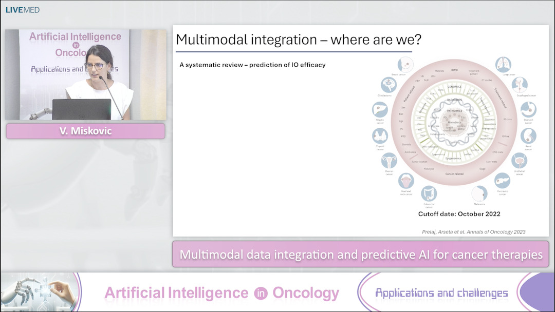 09 V. Miskovic  - Multimodal data integration and predictive AI for cancer therapies