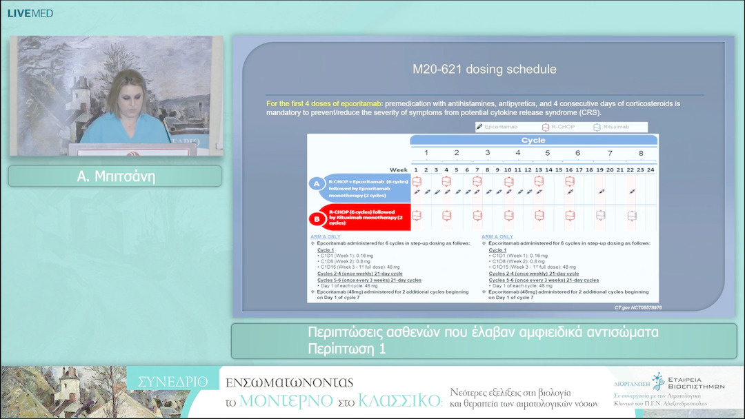 17 Α. Μπιτσάνη - Περιπτώσεις ασθενών που έλαβαν αμφιειδικά αντισώματα  Περίπτωση 1 