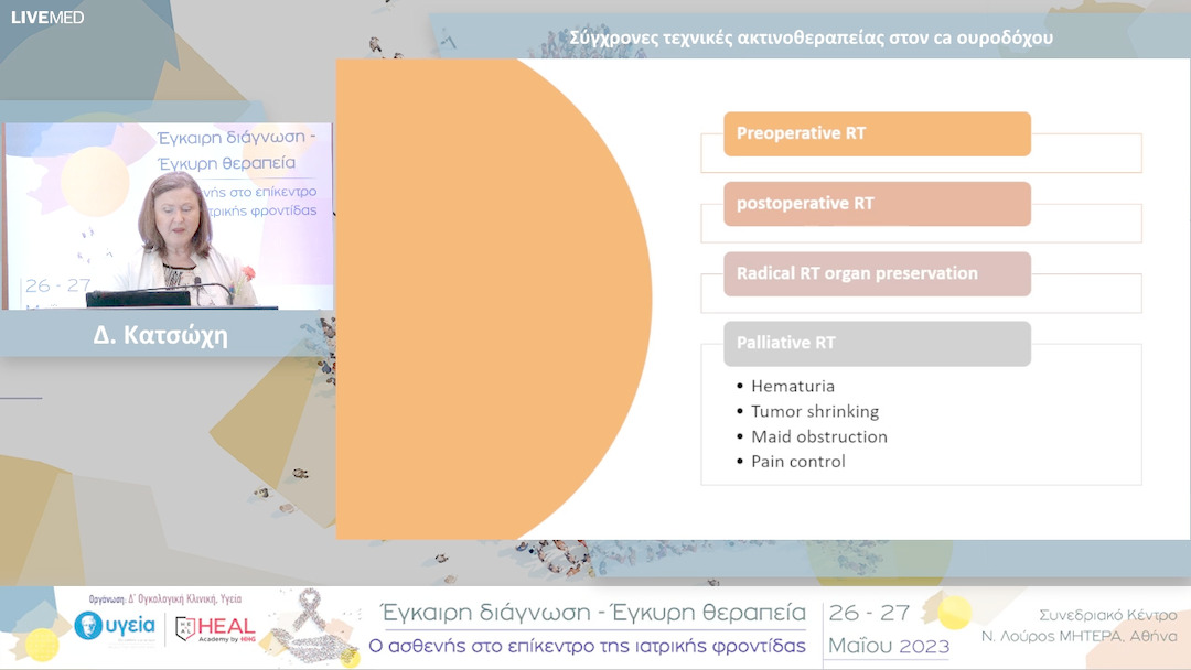 02 Δ. Κατσώχη - Σύγχρονες τεχνικές ακτινοθεραπείας στον ca ουροδόχου 