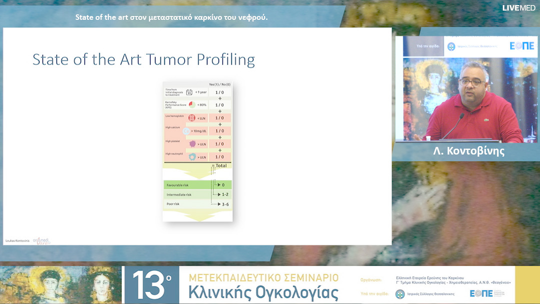 11 Λ. Κοντοβίνης - State of the art στον μεταστατικό καρκίνο του νεφρού. 