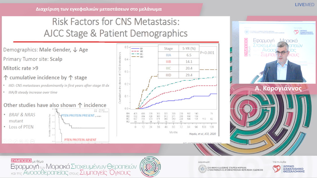 02 Α. Κορογιάννος - Διαχείριση των εγκεφαλικών μεταστάσεων στο μελάνωμα 