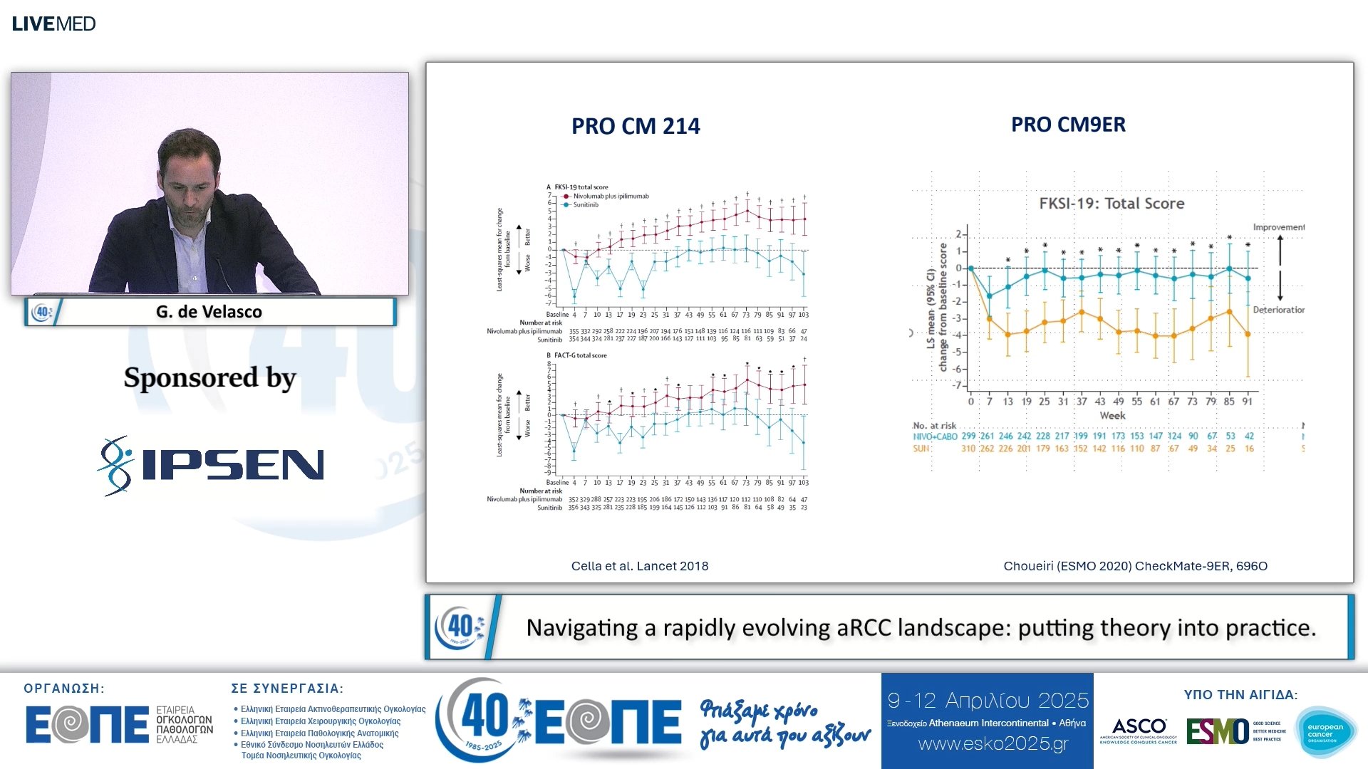 054 G. de Velasco - Navigating a rapidly evolving aRCC landscape: putting theory into practice. 