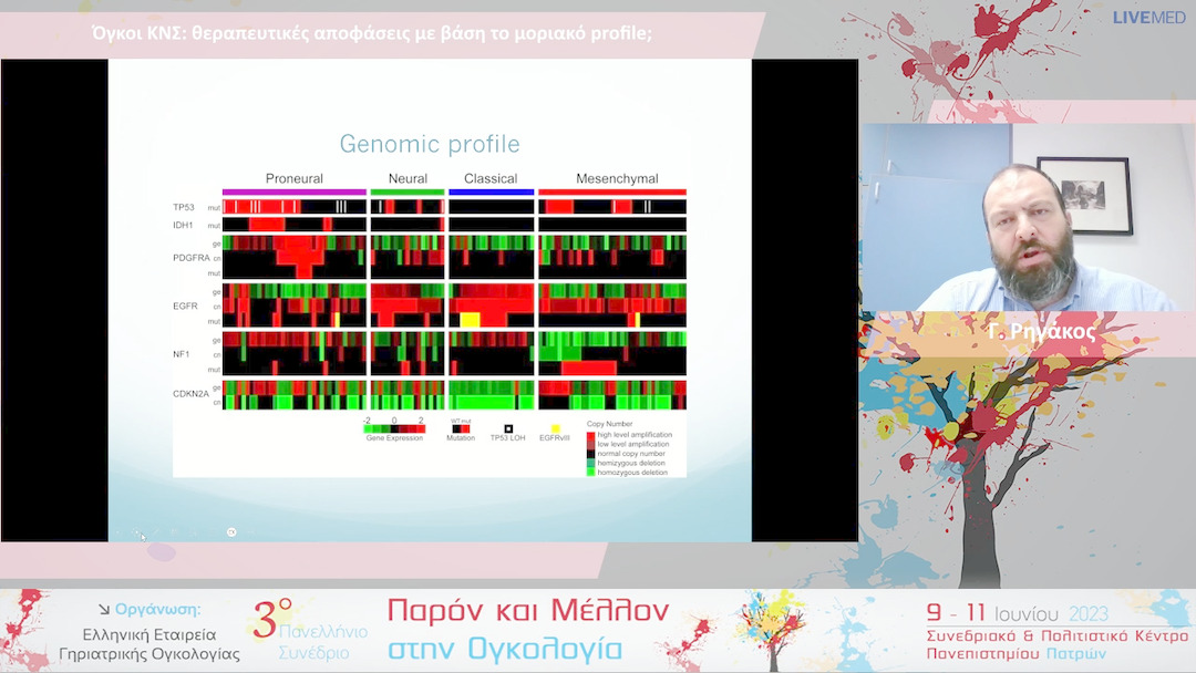 15 Γ. Ρηγάκος - Όγκοι ΚΝΣ: θεραπευτικές αποφάσεις με βάση το μοριακό profile;