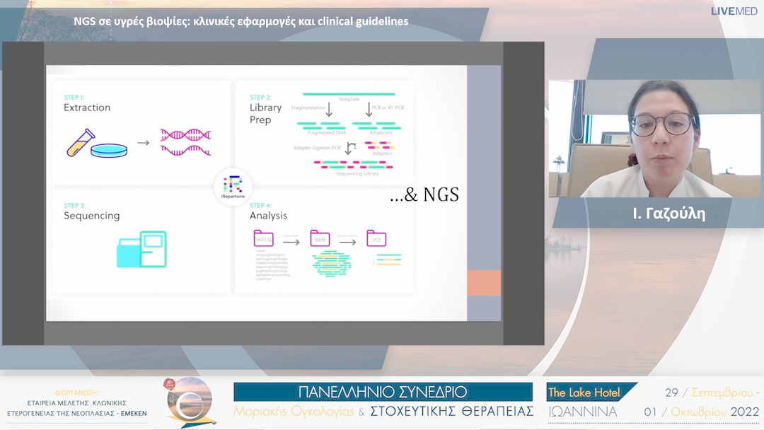 25 Ι. Γαζούλη - NGS σε υγρές βιοψίες: κλινικές εφαρμογές και clinical guidelines