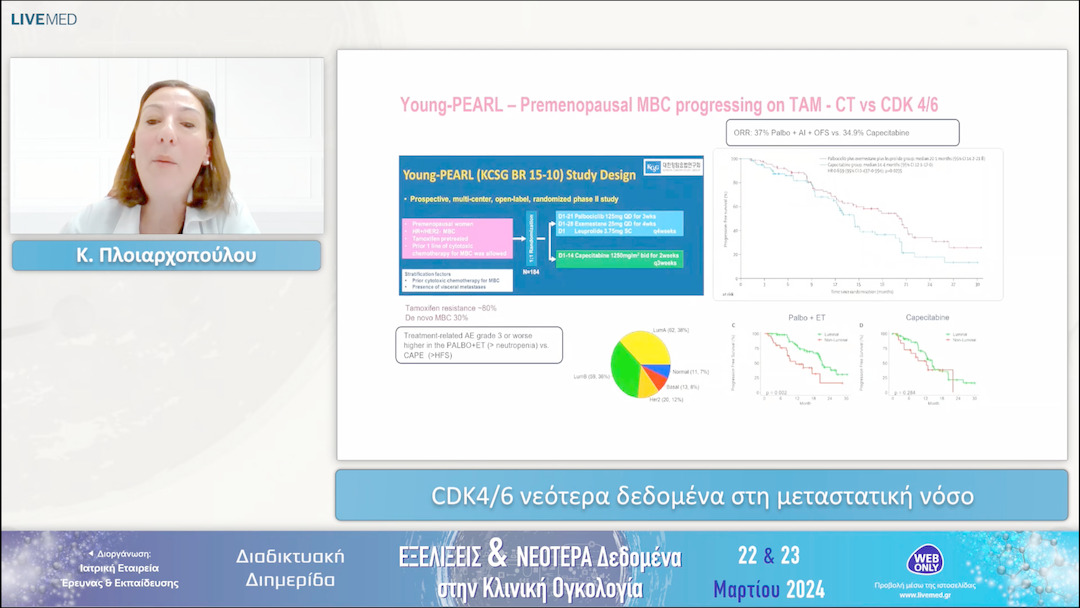 25 Κ. Πλοιαρχοπούλου - CDK4/6 νεότερα δεδομένα στη μεταστατική νόσο 