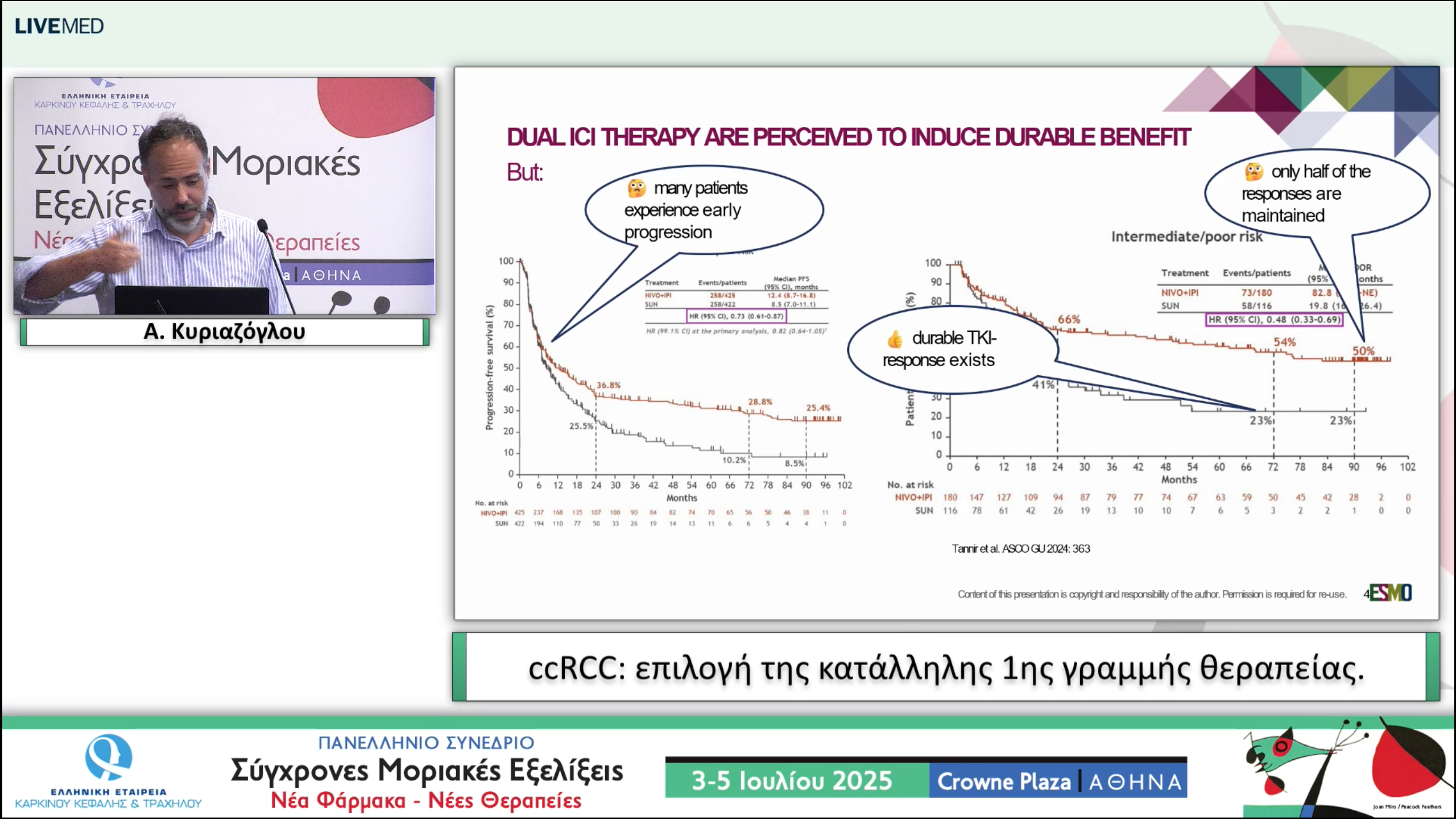 20 Α. Κυριαζόγλου - ccRCC: επιλογή της κατάλληλης 1ης γραμμής θεραπείας.