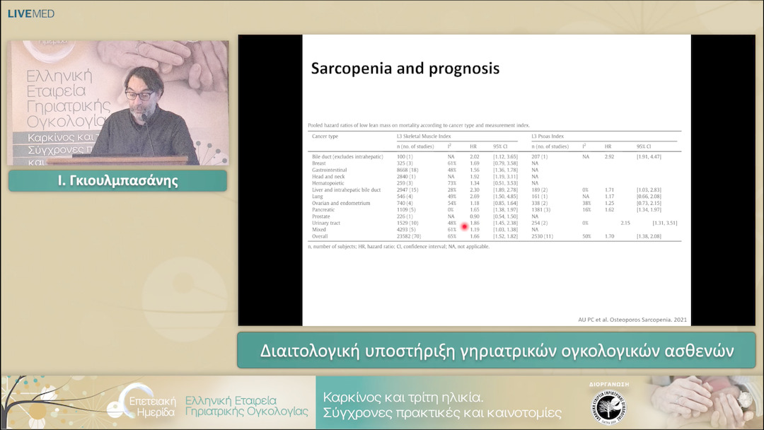 11 Ι. Γκιουλμπασάνης - Διαιτολογική υποστήριξη γηριατρικών ογκολογικών ασθενών 