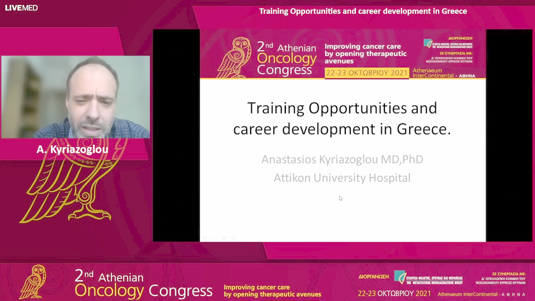 10 A. Kyriazoglou - Training Opportunities and career development in Greece. 