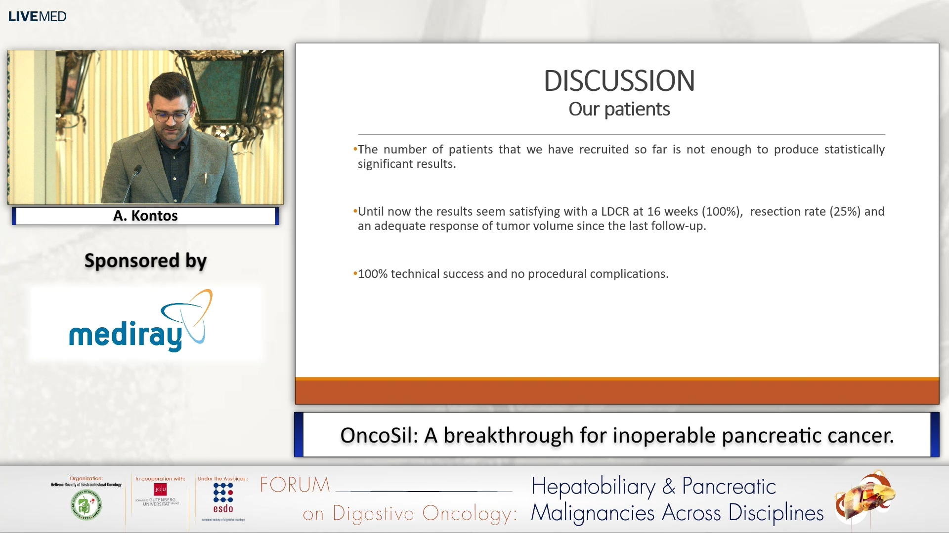 12 A. Kontos - OncoSil: A breakthrough for inoperable pancreatic cancer.