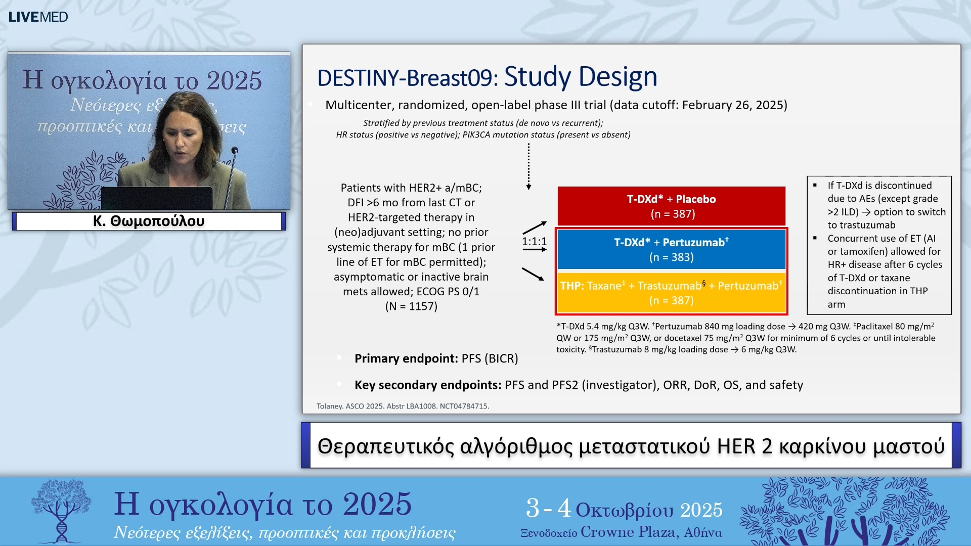 15 Κ. Θωμοπούλου - Θεραπευτικός αλγόριθμος μεταστατικού HER 2 καρκίνου μαστού