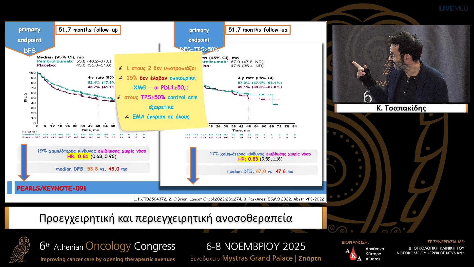17 Κ. Τσαπακίδης - Προεγχειρητική και περιεγχειρητική ανοσοθεραπεία.