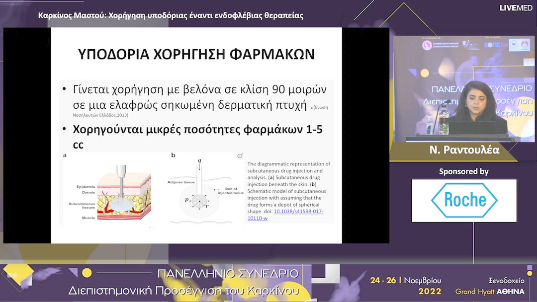 25 Ν. Ραντουλέα - Καρκίνος Μαστού: Χορήγηση υποδόριας έναντι ενδοφλέβιας θεραπείας.