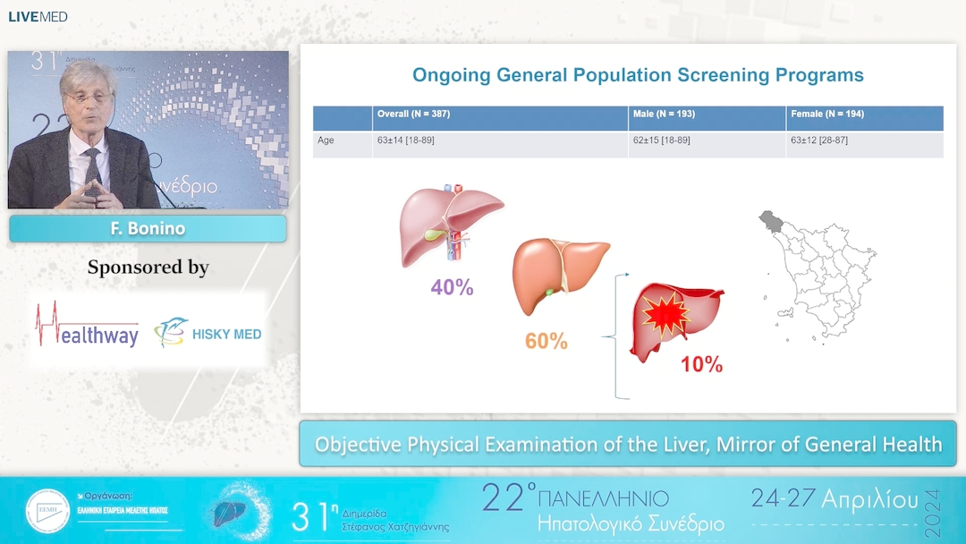 085 F. Bonino - Objective Physical Examination of the Liver, Mirror of General Health