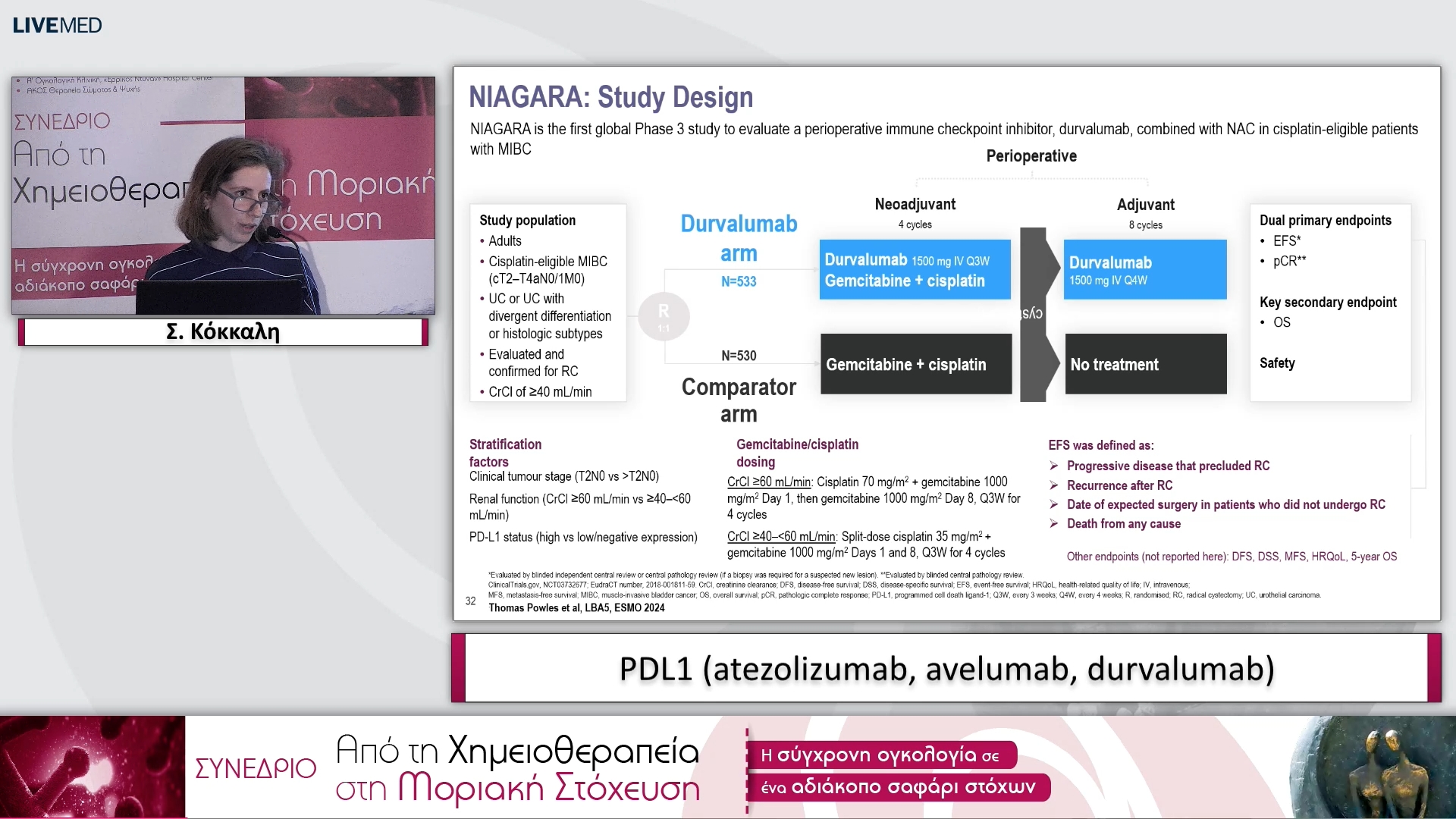 24 Σ. Κόκκαλη - PDL1 (atezolizumab, avelumab, durvalumab).