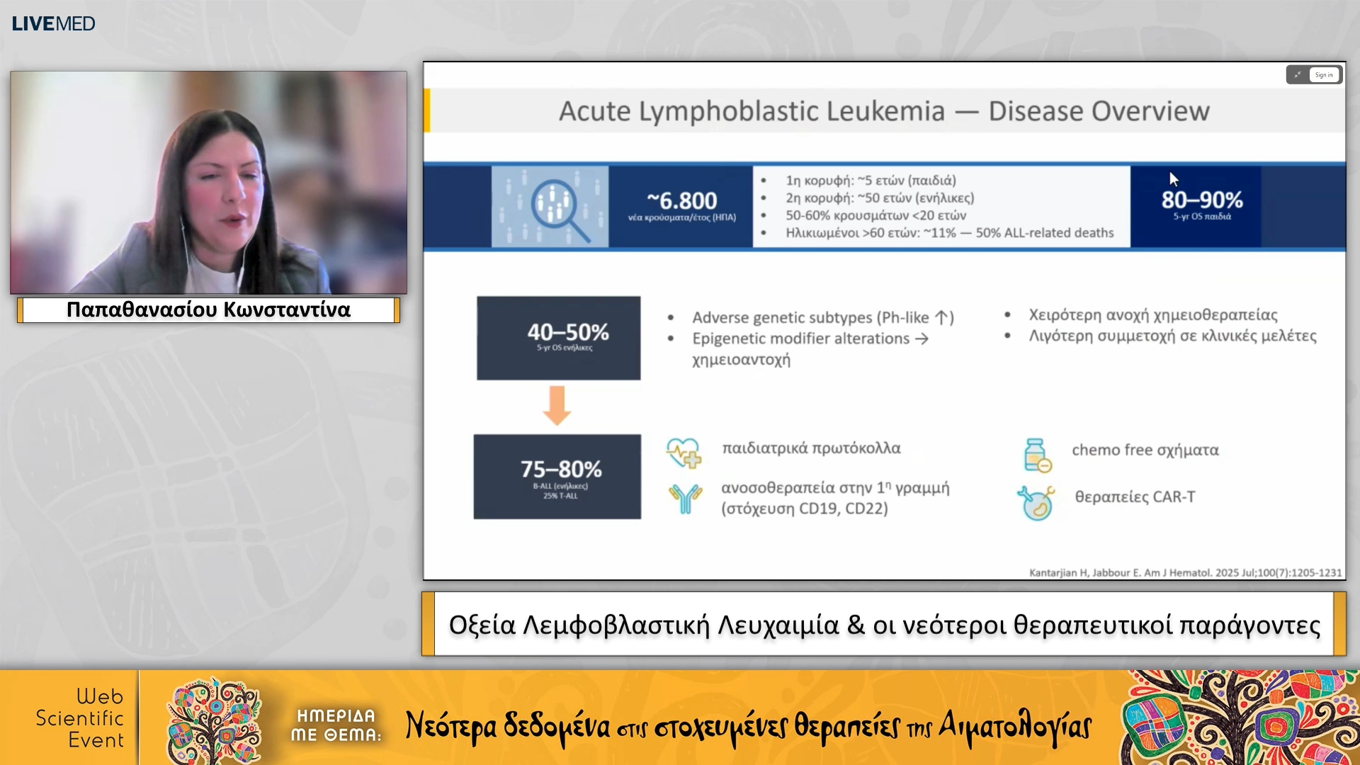 04 Παπαθανασίου Κωνσταντίνα - Οξεία Λεμφοβλαστική Λευχαιμία & οι νεότεροι θεραπευτικοί παράγοντες