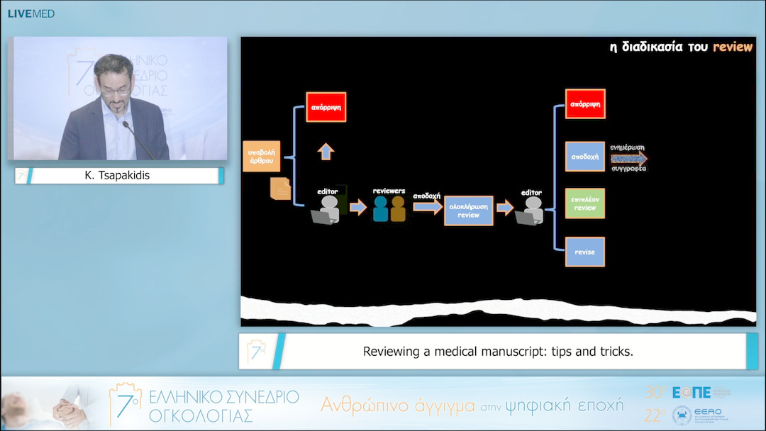 07 K. Tsapakidis - Reviewing a medical manuscript: tips and tricks. 