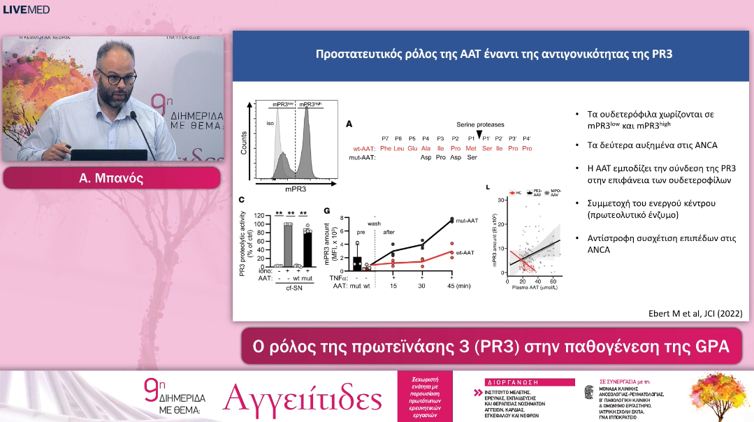13 Α. Μπανός - Ο ρόλος της πρωτεϊνάσης 3 (PR3) στην παθογένεση της GPA 
