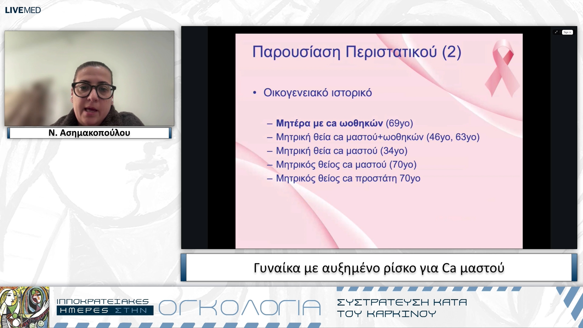 54 Ν. Ασημακοπούλου - Γυναίκα με αυξημένο ρίσκο για Ca μαστού
