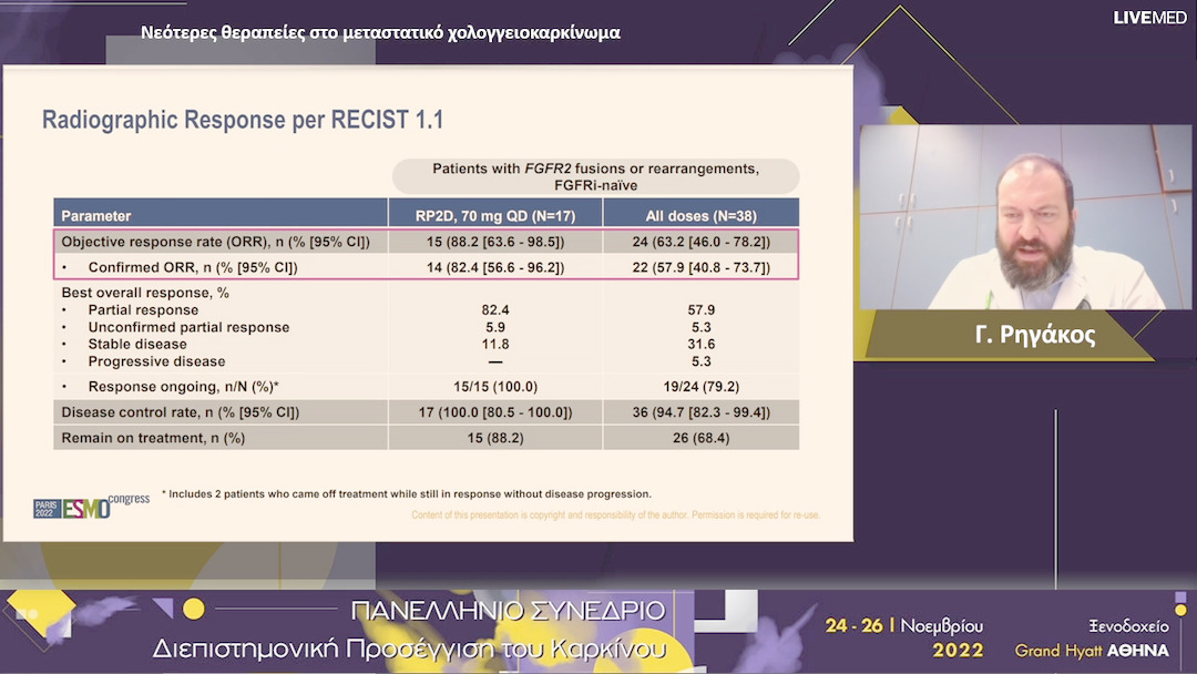19 Γ. Ρηγάκος - Νεότερες θεραπείες στο μεταστατικό χολογγειοκαρκίνωμα.