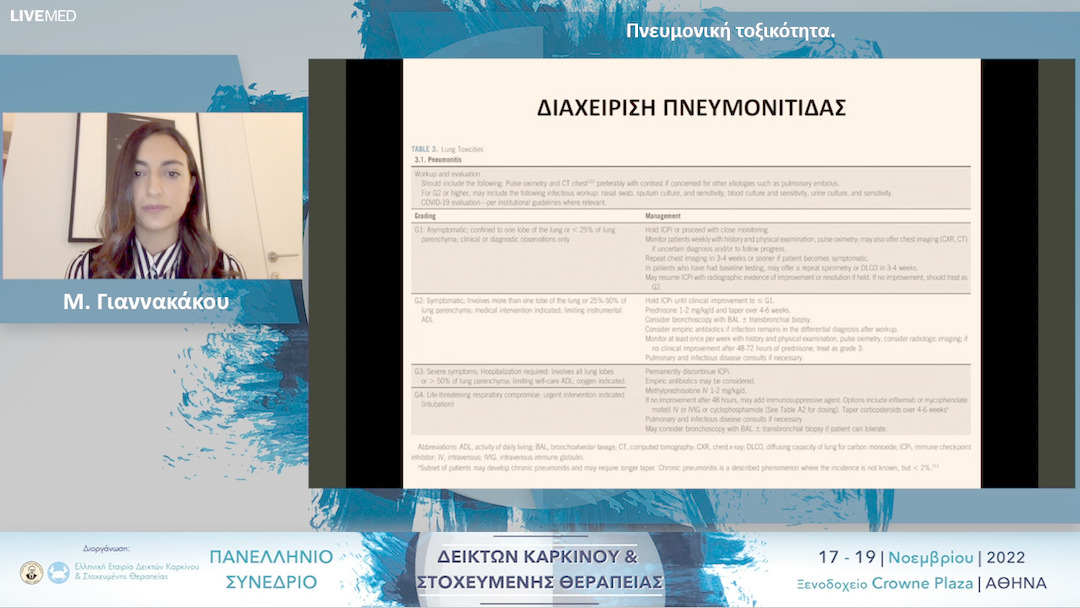 10 Μ. Γιαννακάκου - Πνευμονική τοξικότητα.