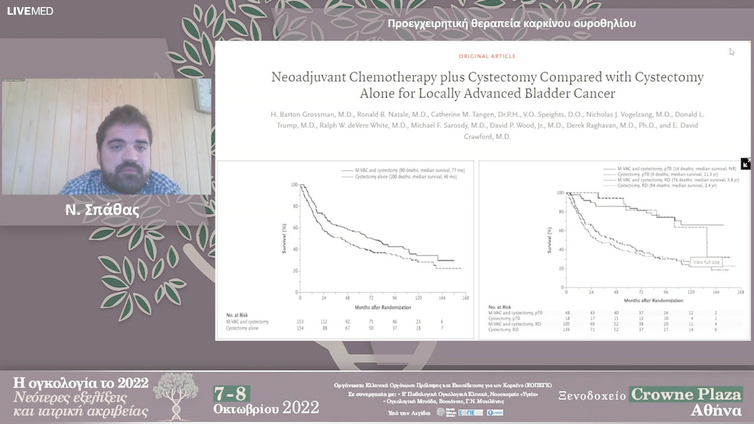 05 Ν. Σπάθας - Προεγχειρητική θεραπεία καρκίνου ουροθηλίου 