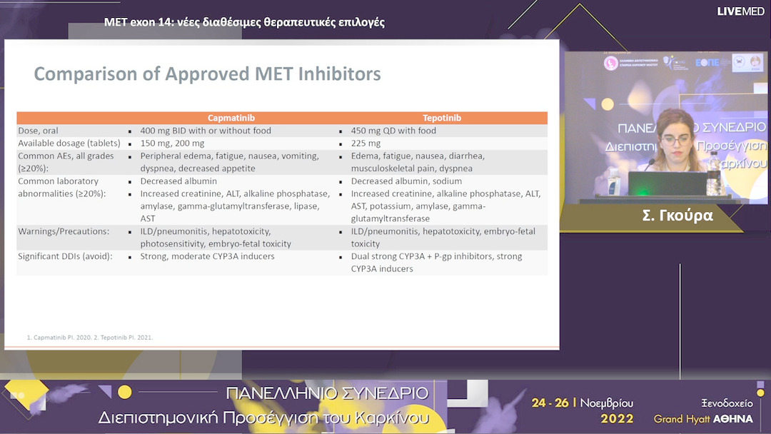 11 Σ. Γκούρα - ΜΕΤ exon 14: νέες διαθέσιμες θεραπευτικές επιλογές.