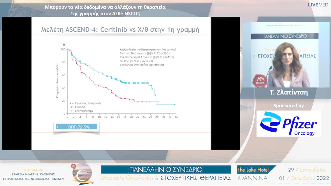 05  T. Ζλατίντση - Μπορούν τα νέα δεδομένα να αλλάξουν τη θεραπεία 1ης γραμμής στον ALK+ NSCLC;
