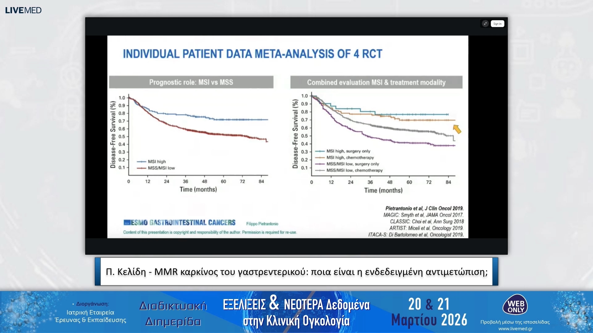 09 Π. Κελίδη - MMR καρκίνος του γαστρικού ποια είναι η ενδεδειγμένη αντιμετώπιση; 