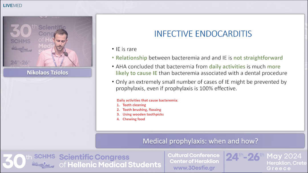 08 Nikolaos Tziolos - Medical prophylaxis: when and how?