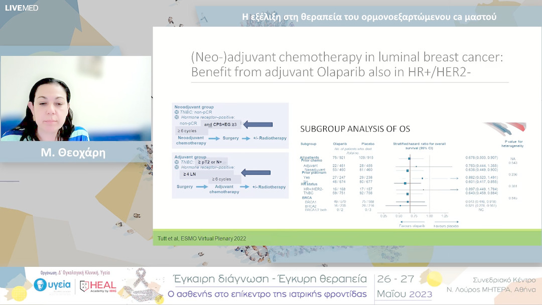18 Μ. Θεοχάρη - Η εξέλιξη στη θεραπεία του ορμονοεξαρτώμενου ca μαστού