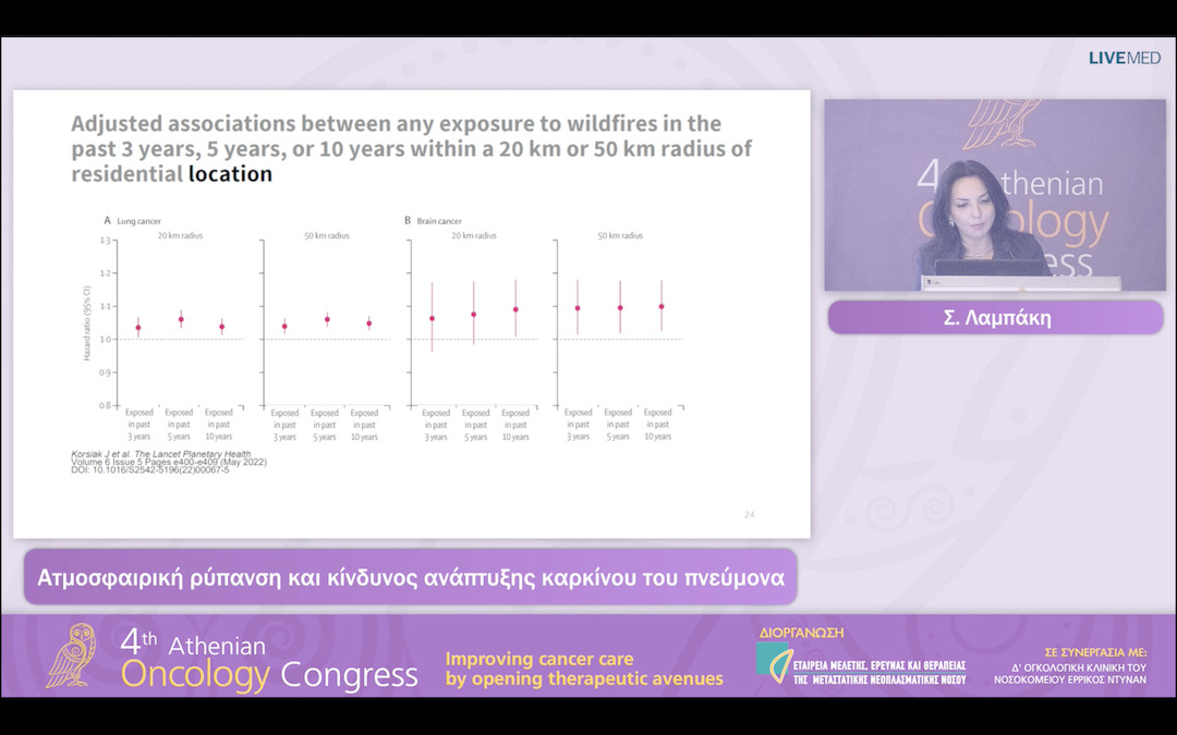 16 Σ. Λαμπάκη - Ατμοσφαιρική ρύπανση και κίνδυνος ανάπτυξης καρκίνου του πνεύμονα