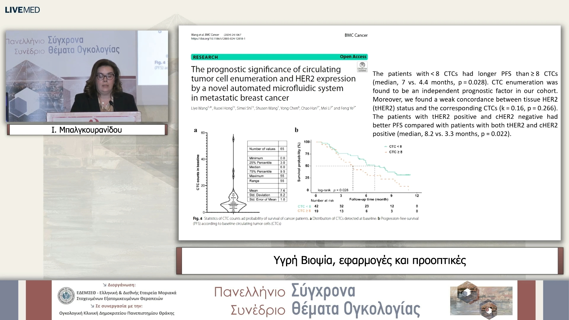 10 Ι. Μπαλγκουρανίδου - Υγρή Βιοψία, εφαρμογές και προοπτικές