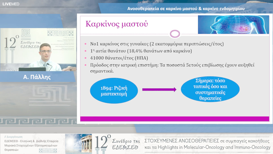 05 Α. Πάλλης - Ανοσοθεραπεία σε καρκίνο μαστού & καρκίνο ενδομητρίου