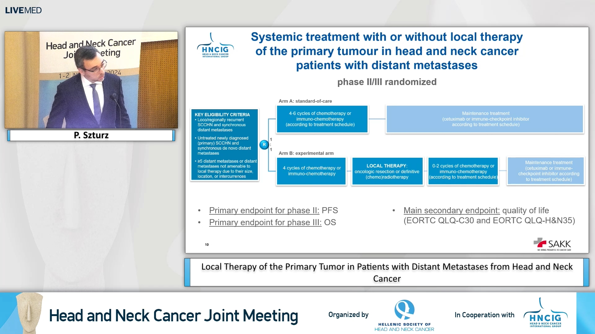 04 P. Szturz - Local Therapy of the Primary Tumor in Patients with Distant Metastases from Head and Neck Cancer 