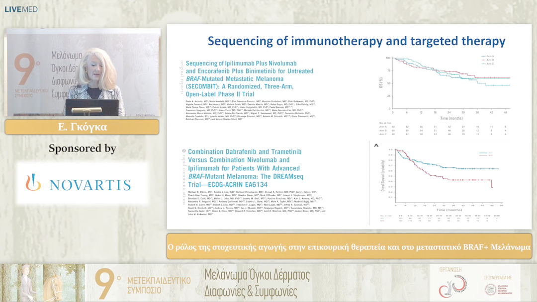 21 Ε. Γκόγκα - Ο ρόλος της στοχευτικής αγωγής στην επικουρική θεραπεία και στο μεταστατικό ΒRAF+ Μελάνωμα 