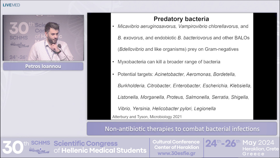 07 Petros Ioannou - Non-antibiotic therapies to combat bacterial infections